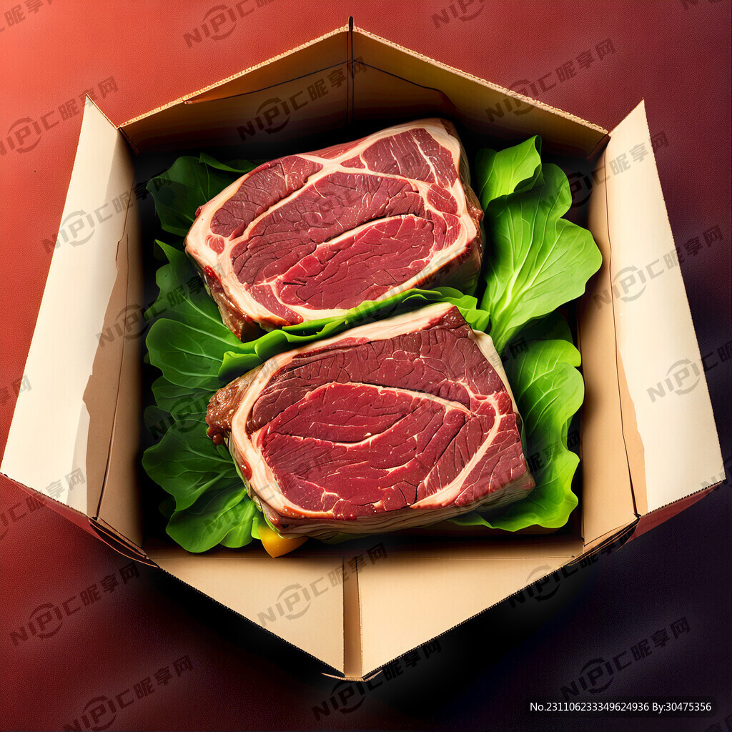 烧烤盒子外包装 五花肉 牛肉