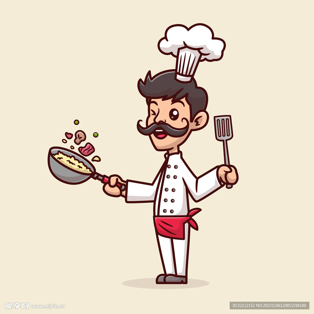 厨师|插画|商业插画|barlow268 - 原创作品 - 站酷 (ZCOOL)