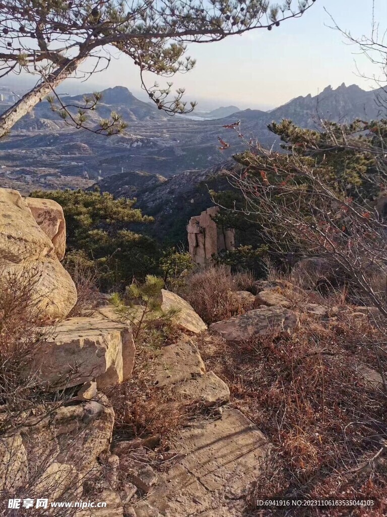 冬天的山