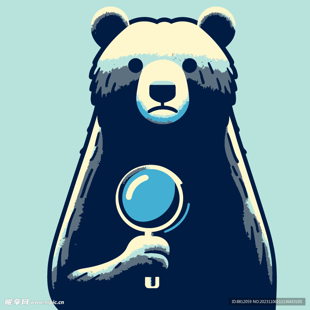 可爱怪兽卡通图案