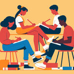 学生学习配图