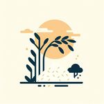 创意丰收抽象插画