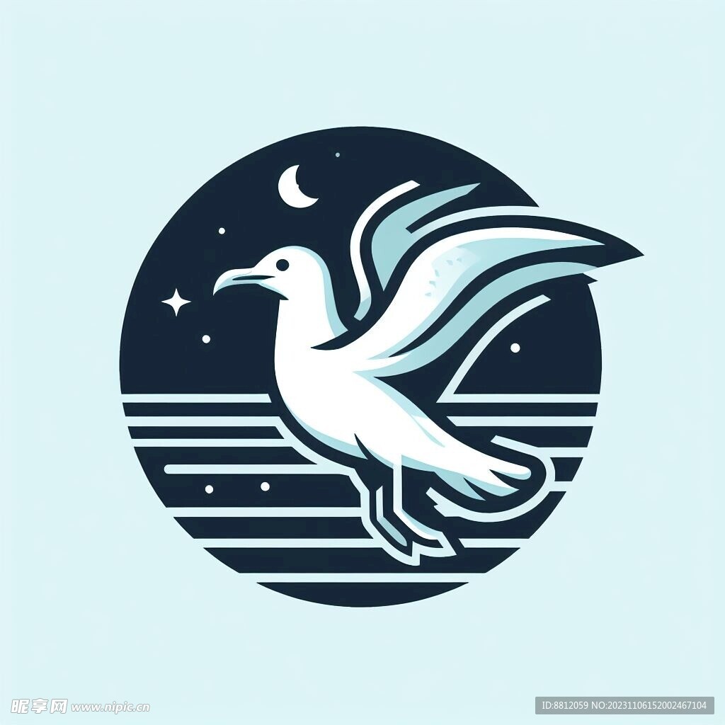 海鸥标志设计