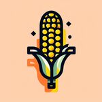 创意玉米图标设计