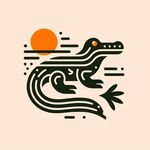 扁平鳄鱼设计
