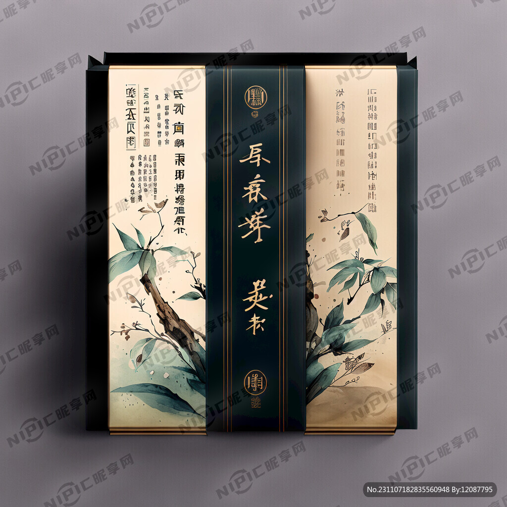 茶叶包装 国风插画包装设计
