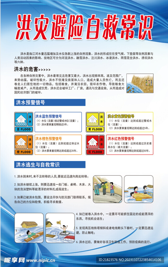 洪灾避险自救常识