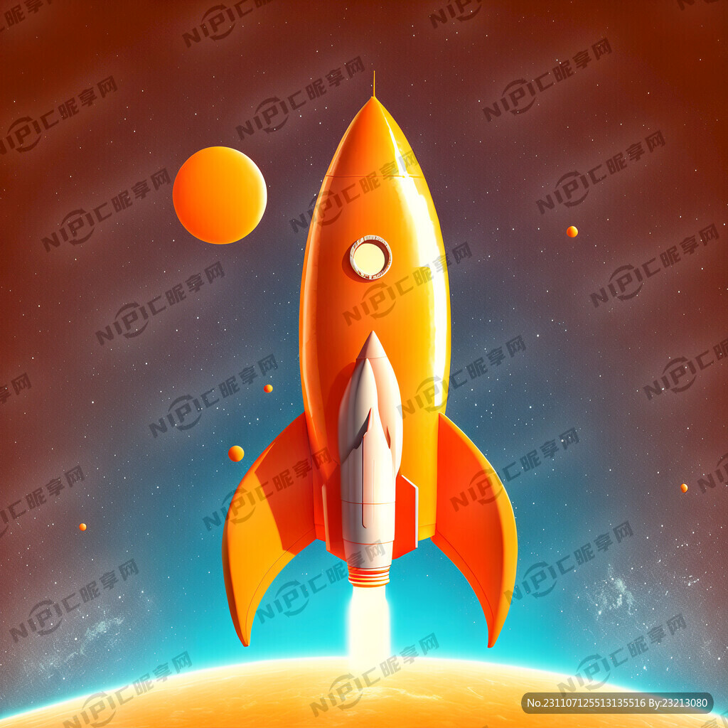 火箭 橙子 太空