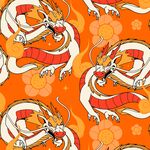 龙剪影