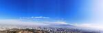 蓝天白云 城市建筑 雅山风景