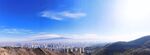 蓝天白云 城市建筑 雅山风景