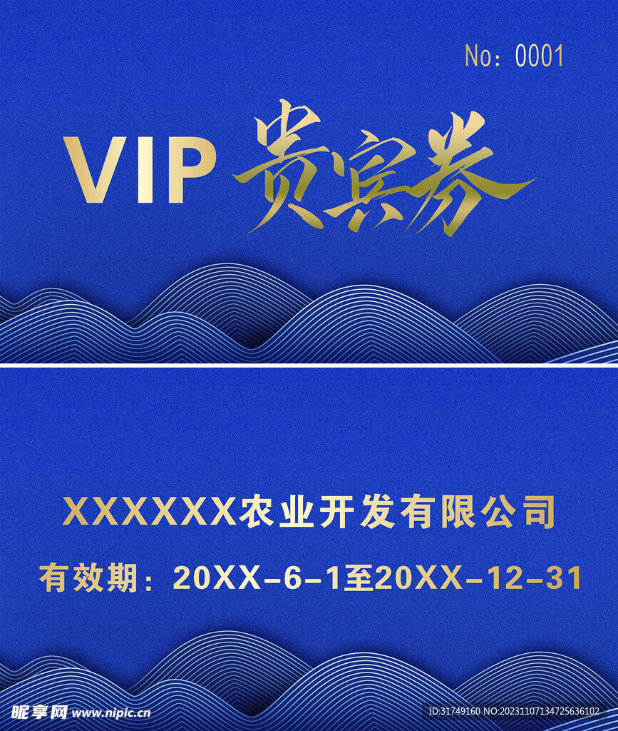 VIP贵宾券优惠券贵宾卡