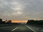 高速路 傍晚