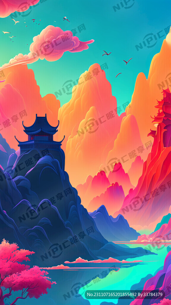 震撼彩色的纯背景
