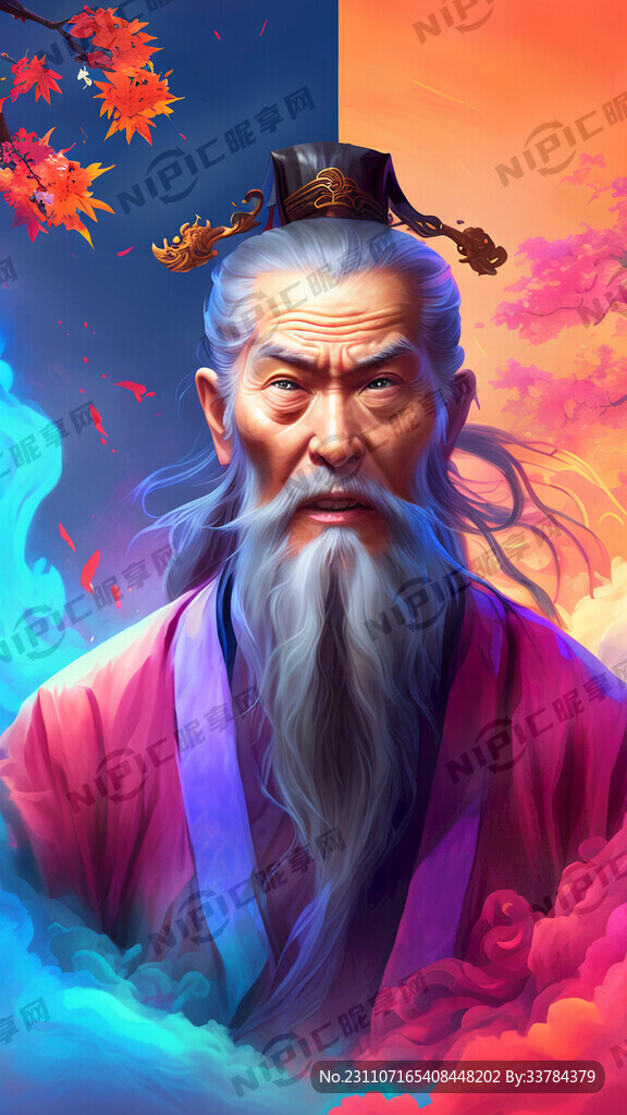 道家 震撼 彩色 纯背景 太极