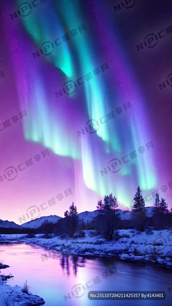 漠河 北极光 哨所 星空 蓝色