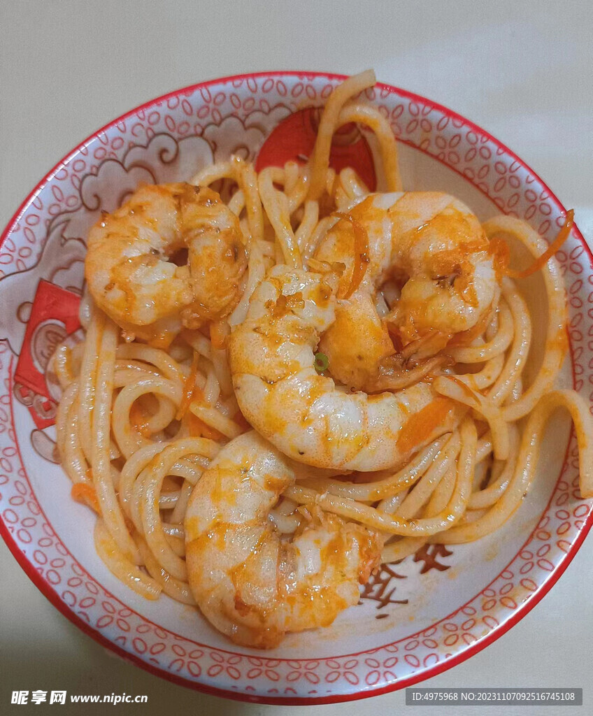 虾仁面