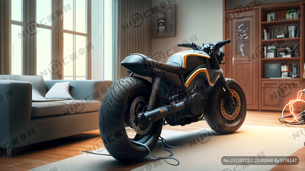 电动摩托车在客厅里面违规充电