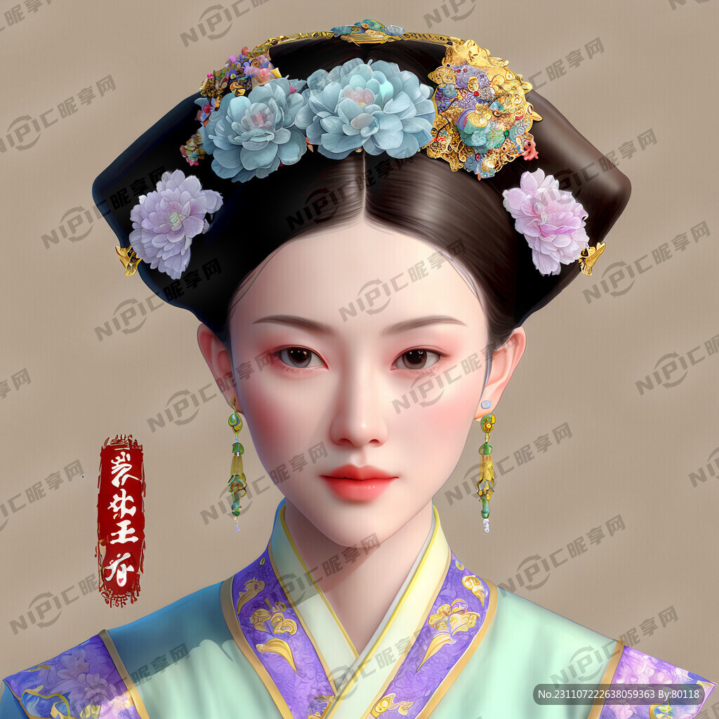 清朝公主 格格 中式古装 高清