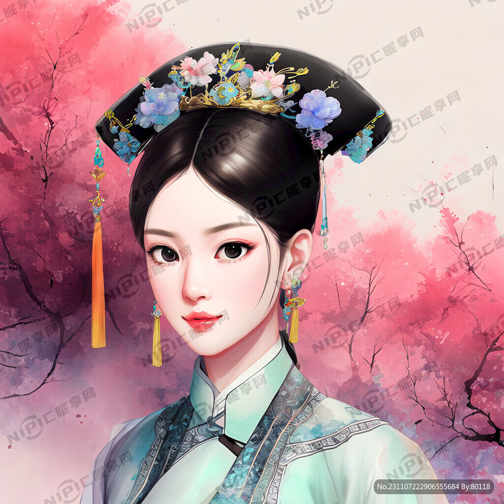 清朝公主 格格 中式古装裙子