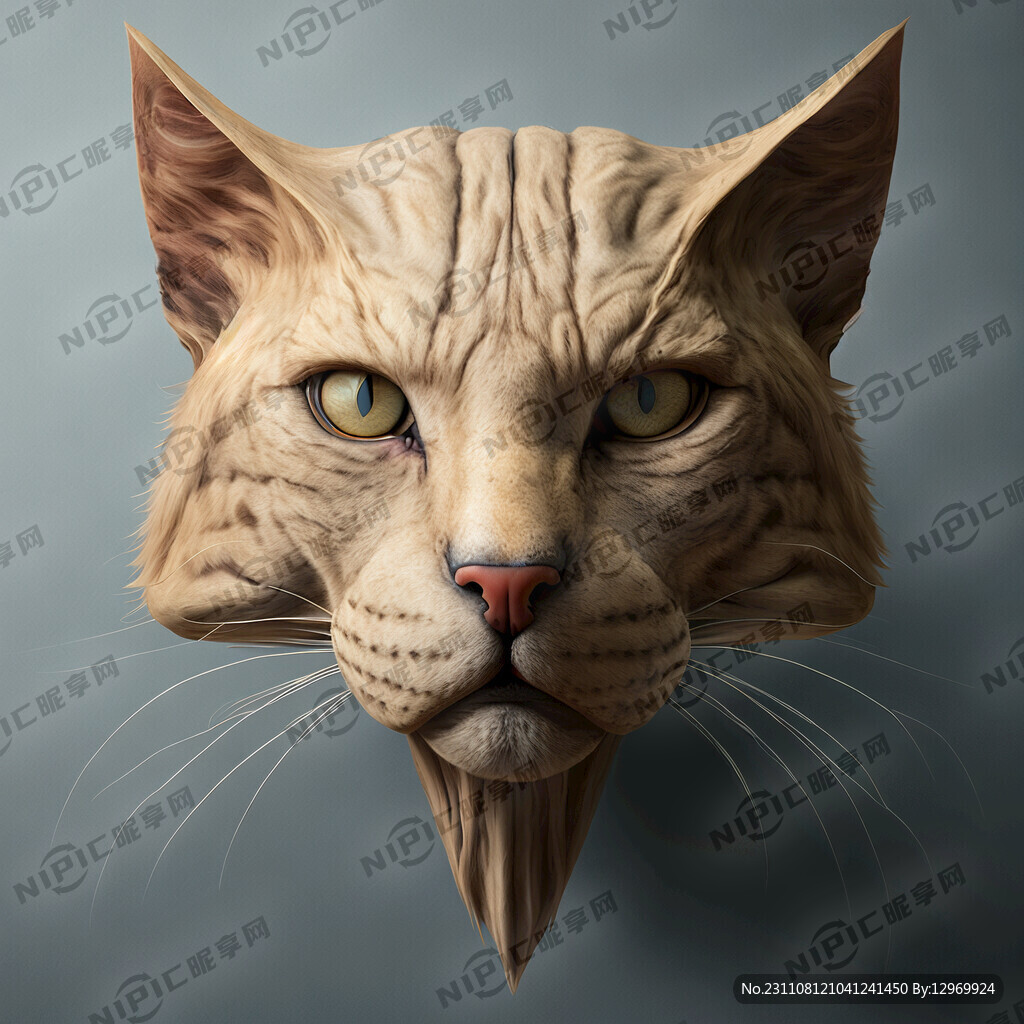 一只大猫头