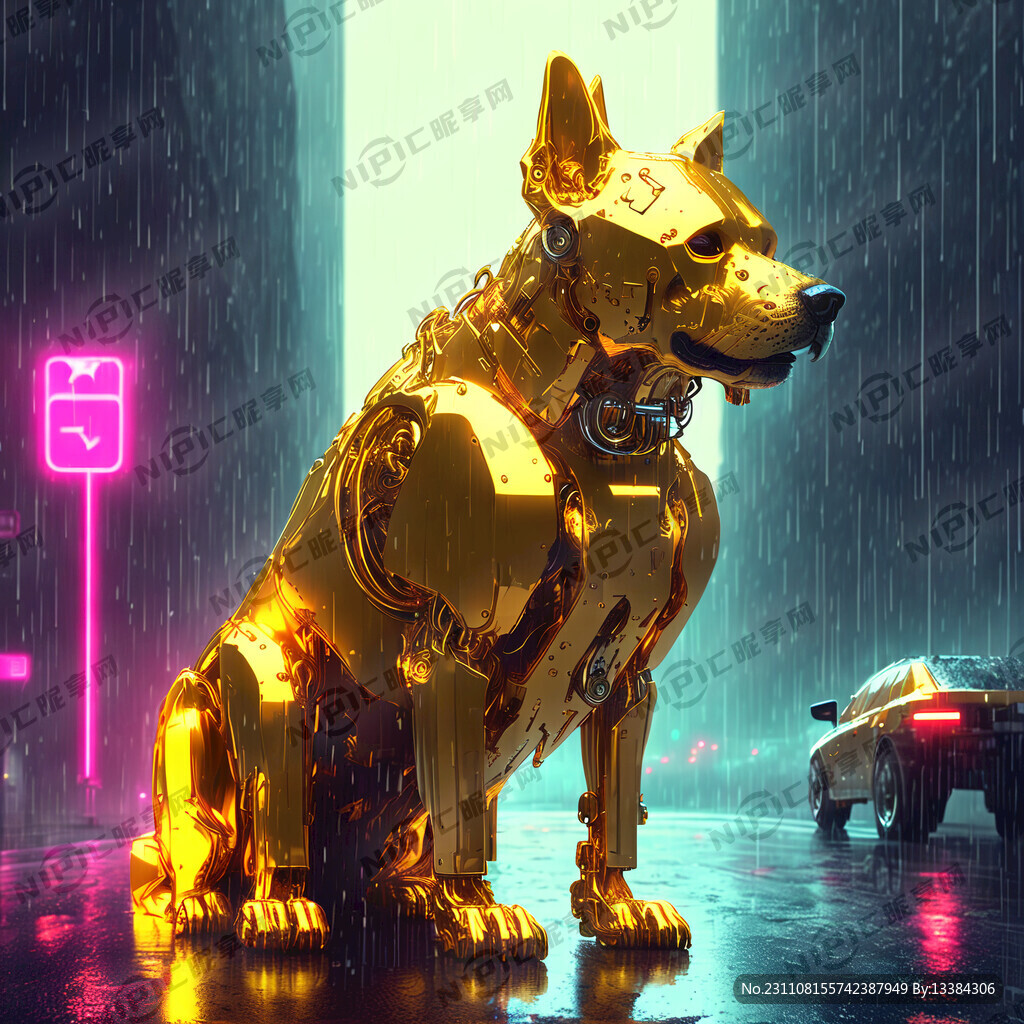 未来世界 金色机械狗 终结者