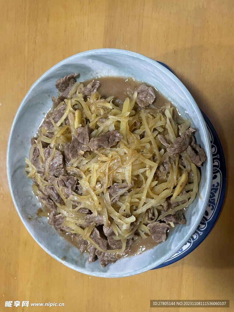 牛肉炒土豆丝