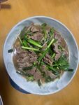 牛肉炒韭菜 