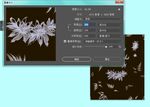 水墨花