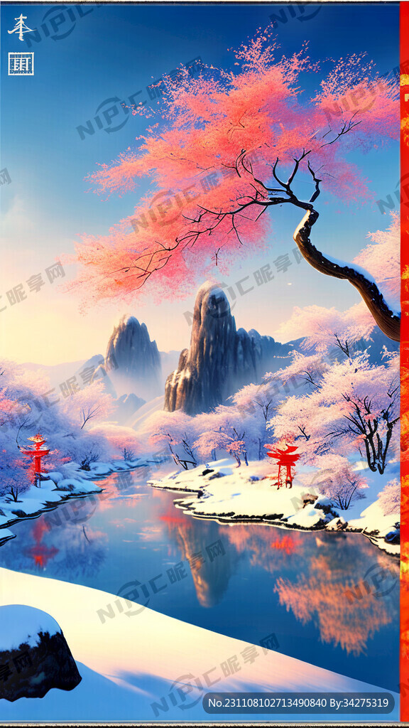 游戏梦幻唯美新中式风景 超高清