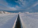 白雪覆盖的道路