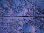 航拍雪山道路