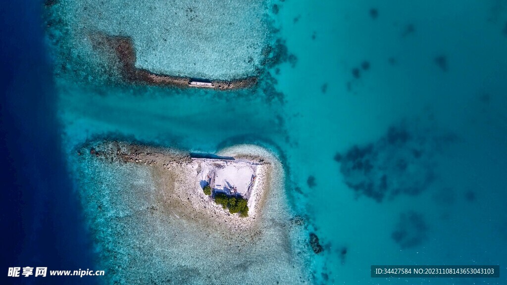 航拍海岛