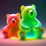 熊，超高清，果冻，彩色，明亮清晰，可爱，圆滑