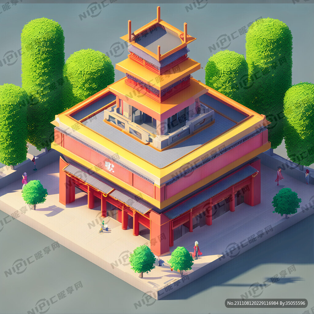 3D 时尚 活力 建筑 科技感