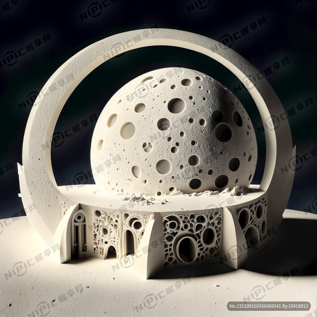 月球建设 3D打印