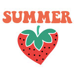 summer阳光草莓图案