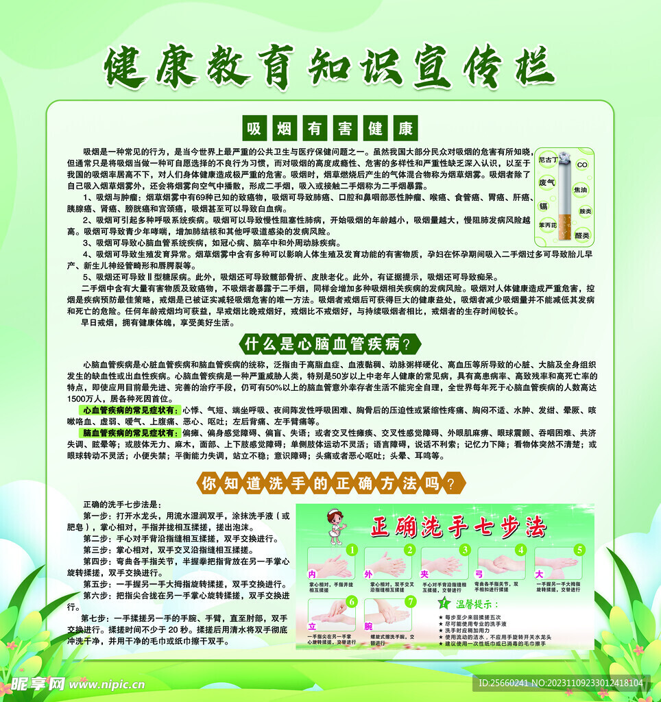 健康教育知识宣传栏