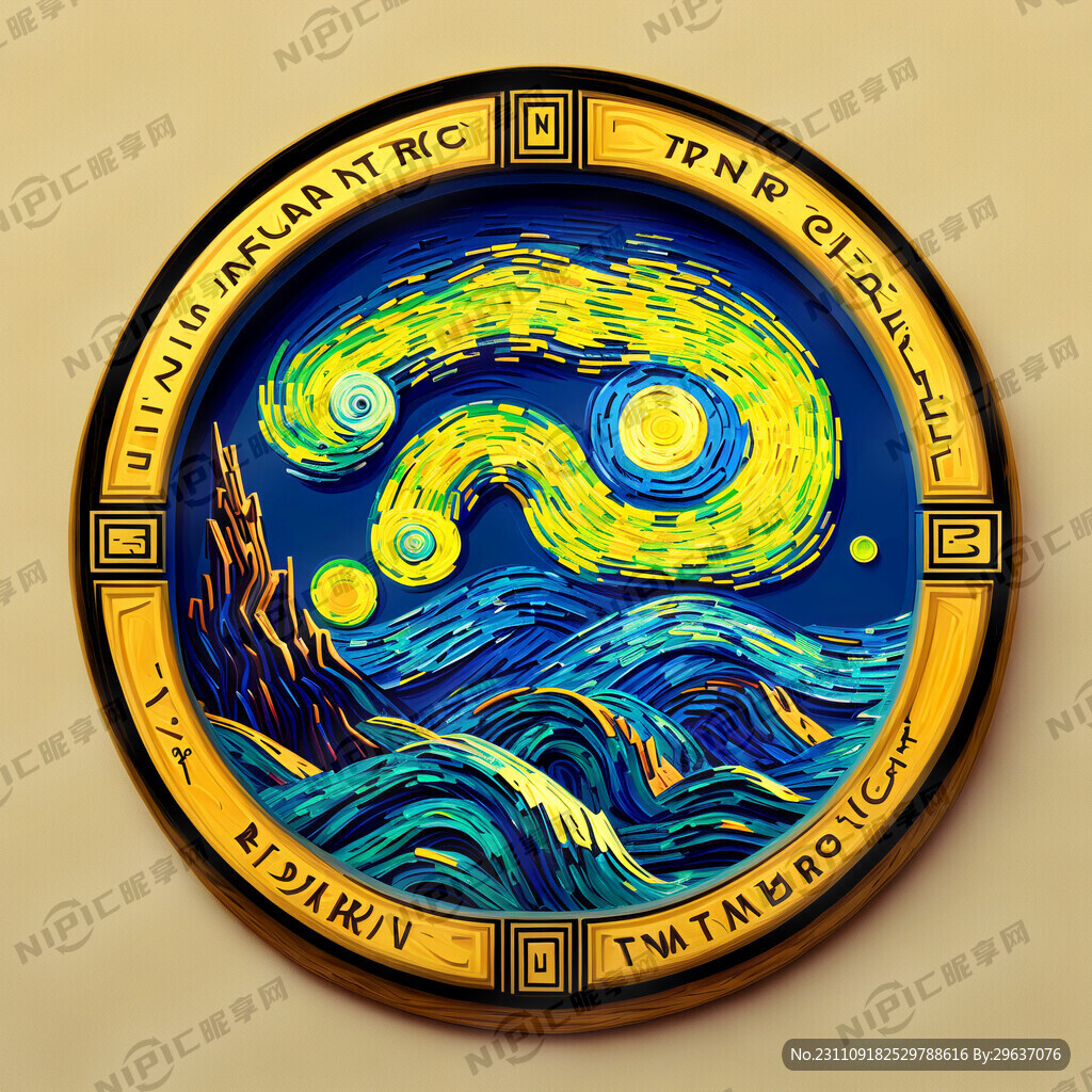 品牌标志 梵高 艺术 科技