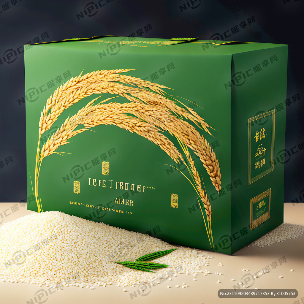 大米高档礼品盒设计