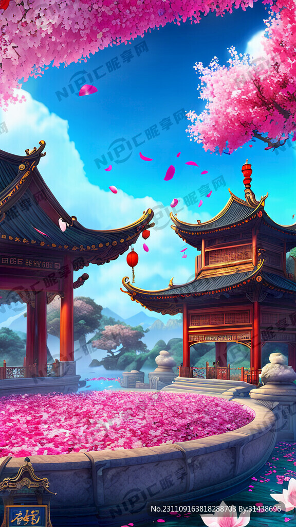 游戏梦幻唯美新中式风景 超高清