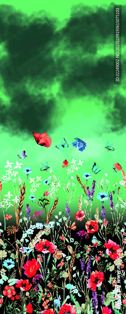 定位花