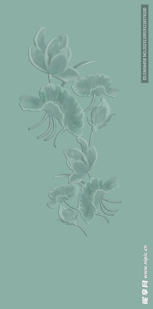 手绘花