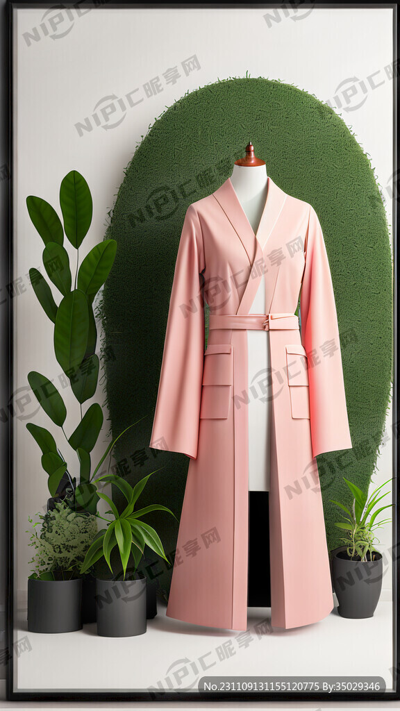 一个服装工作室背景 风格高级
