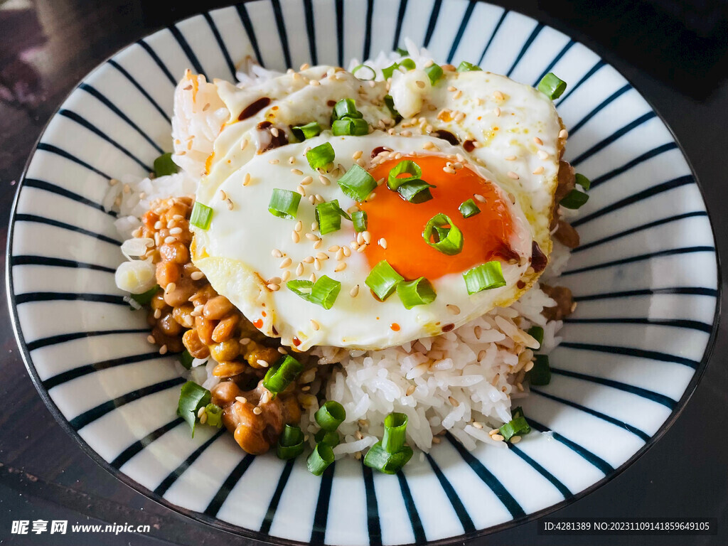 纳豆拌饭