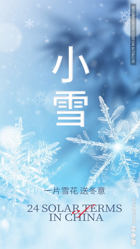 小雪海报