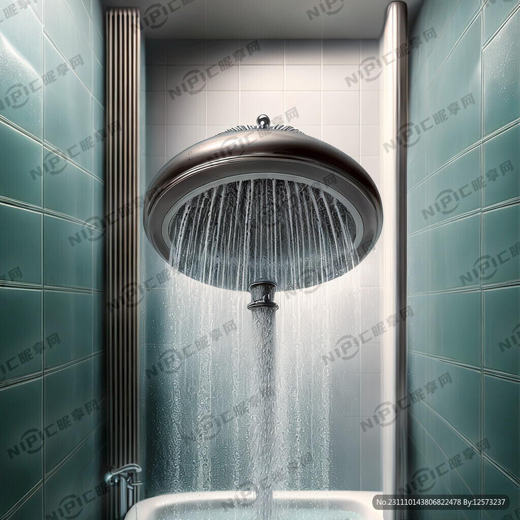 顶喷花洒出水效果