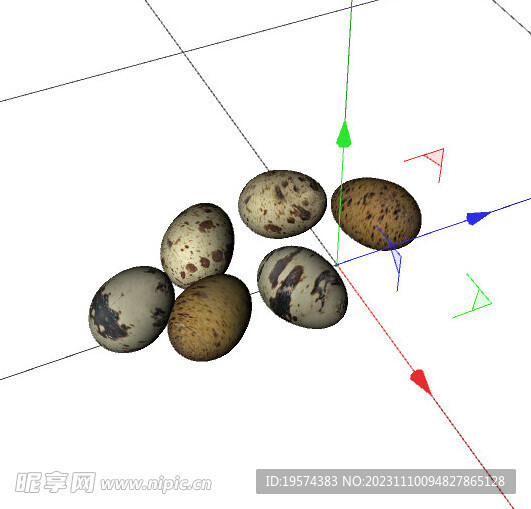 C4D模型 蛋 