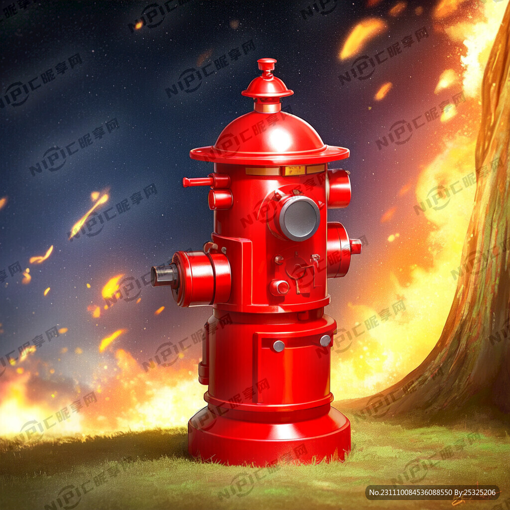 卡通动漫消防栓 立体消防栓