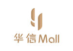 华信购物中心 LOGO 标志